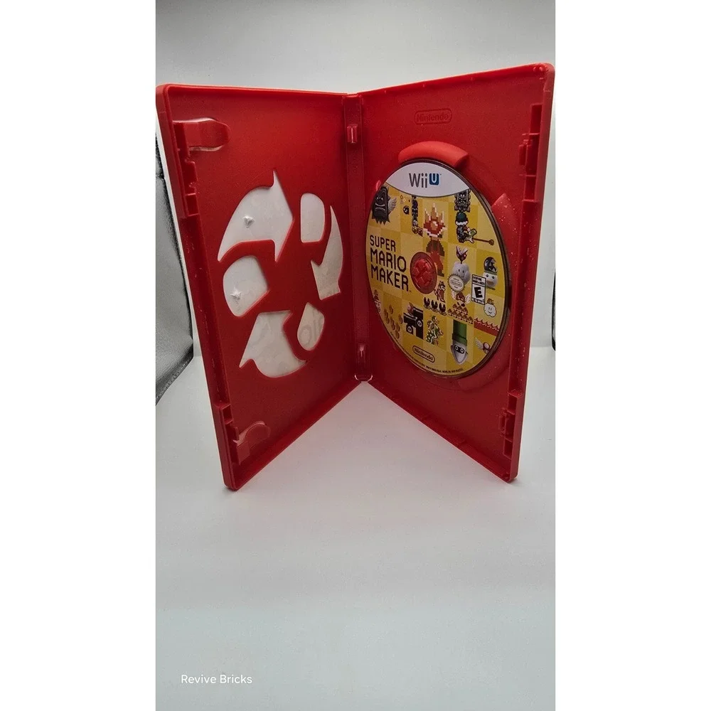 Super Mario Maker Wii U CIB Nintendo Wii U 2015 Complete with Slipcover & Manual